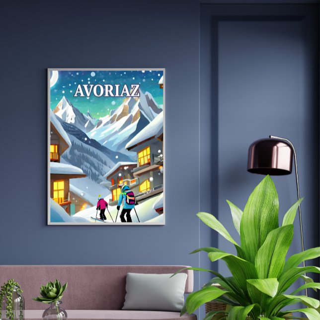 Avoriaz: Winter poetry in the Alpine Cimes Poster (Creator Uploaded)