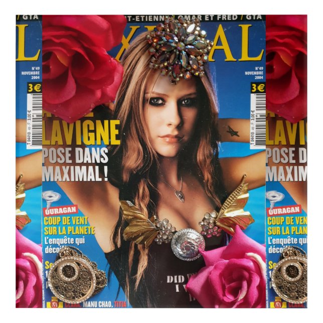 Avril lavigne Acrylic Wall Panel Acrylic Print (Front)