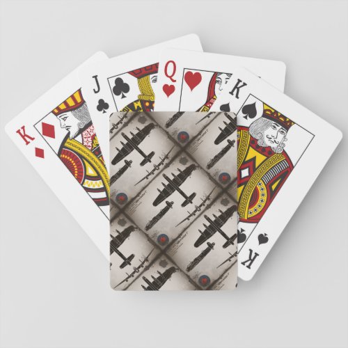 Avro 683 Lancaster 1 Poker Cards
