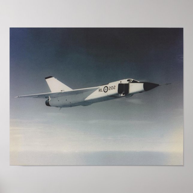 Avro Arrow- RL202 low angle Poster (Front)