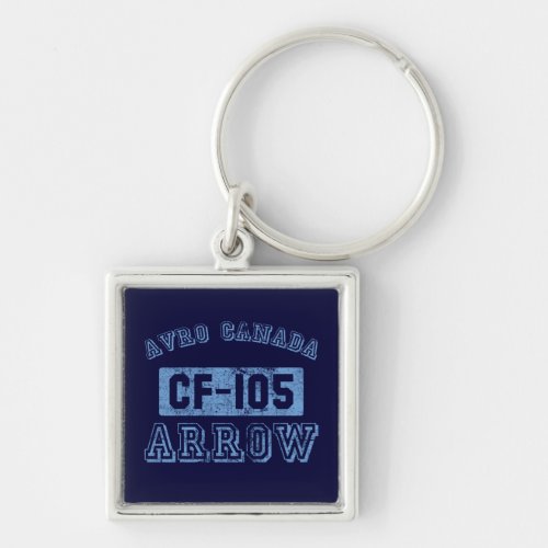 Avro Canada Arrow _ BLUE Keychain