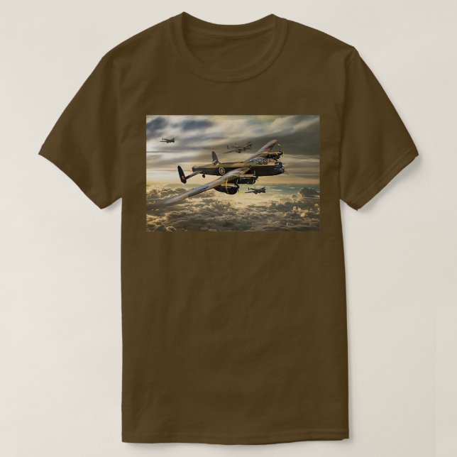 Avro Lancaster  (2)  T-Shirt (Design Front)