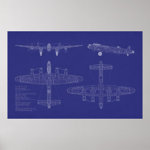 Avro Lancaster Bomber Poster