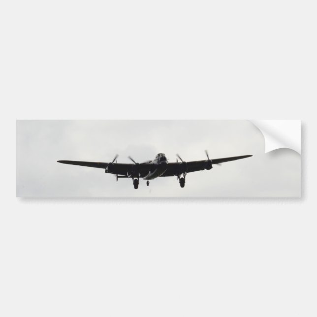 Avro Lancaster Heavy Bomber Bumper Sticker (Front)