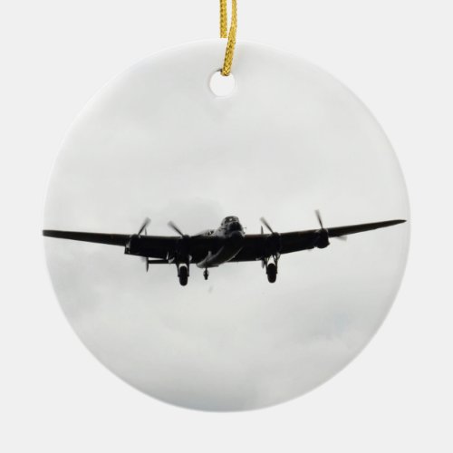 Avro Lancaster Heavy Bomber Ceramic Ornament