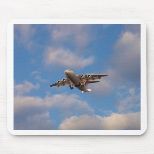 Avro RJ85 Jet Landing Mouse Pad