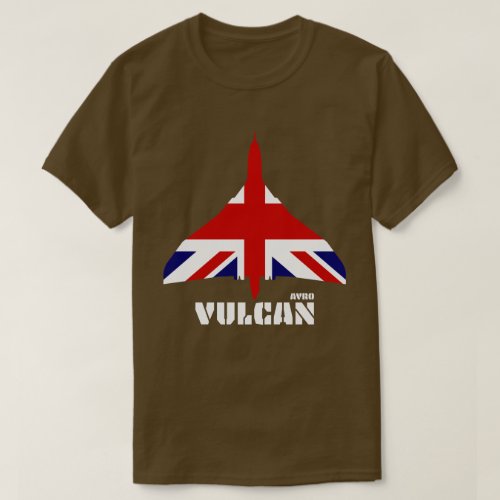 Avro Vulcan and Union Jack T_Shirt