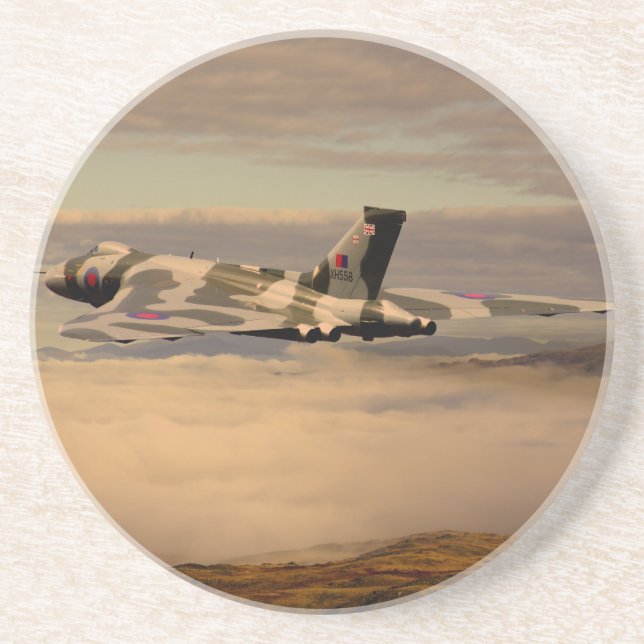 Avro Vulcan Bomber XH558 Coaster (Front)