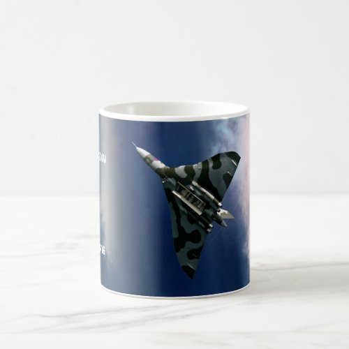 Avro Vulcan delta wing classic aircraft your name Coffee Mug