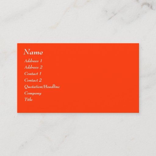 Customizable AVSAR Custom Business Cards