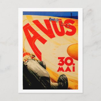 Avus ~ Vintage Race Car Track Berlin Germany Postcard by fotoshoppe at Zazzle