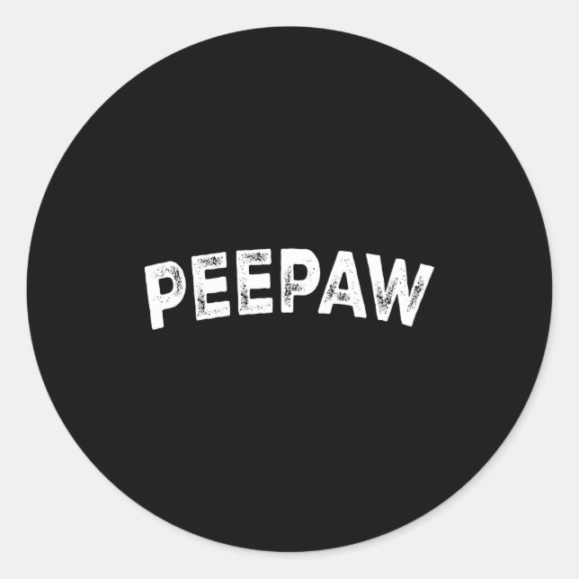 Aw  classic round sticker (Front)