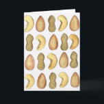 Aw, Nuts! Forgot Your Birthday Funny Peanut Foodie Card<br><div class="desc">A lighthearted belated birthday card for anyone with a sense of humor. Text inside reads,  "Aw,  nuts! I forgot your birthday." Print from an original watercolor illustration.

Don't see what you're looking for? Need help with customization? Contact Rebecca to have something designed just for you.</div>
