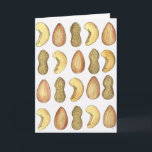 Aw, Nuts! Forgot Your Birthday Funny Peanut Foodie Card<br><div class="desc">A lighthearted belated birthday card for anyone with a sense of humor. Text inside reads,  "Aw,  nuts! I forgot your birthday." Print from an original watercolor illustration.

Don't see what you're looking for? Need help with customization? Contact Rebecca to have something designed just for you.</div>