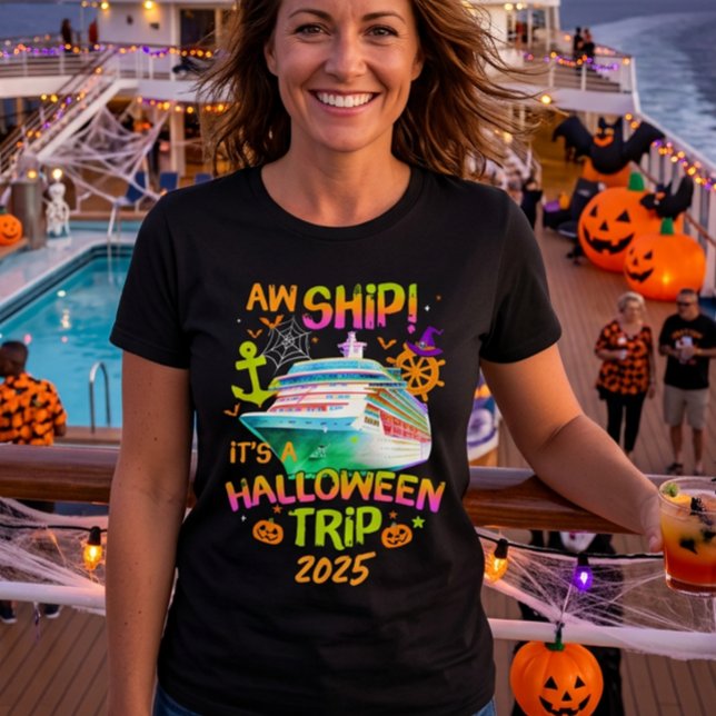 Aw Ship Halloween Cruise  T-Shirt (Creator Uploaded)
