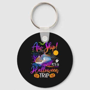 Aw Ship Halloween Family Cruise Crew Family Vacati Keychain