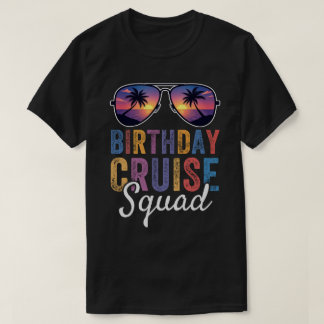 Aw Ship It's A Birthday Trip 2025 Funny T-Shirt