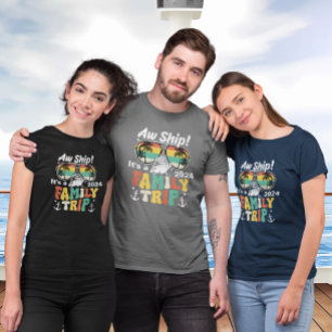 Aw Ship It's a Family Ship Custom Year T-Shirt
