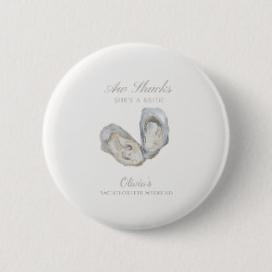 Aw shucks she’s a bride bachelorette button