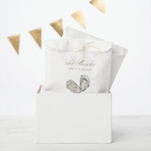 Aw shucks she’s a bride bachelorette favor bag
