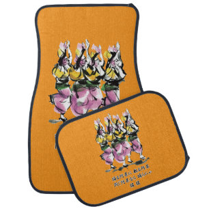 Awa Dance Car Floor Mat
