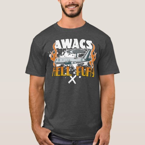 AWACS Hell Fury Airplaine  T_Shirt