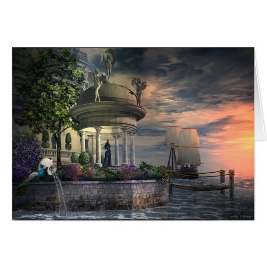 Awaiting his return,Card Cards (Front Horizontal)