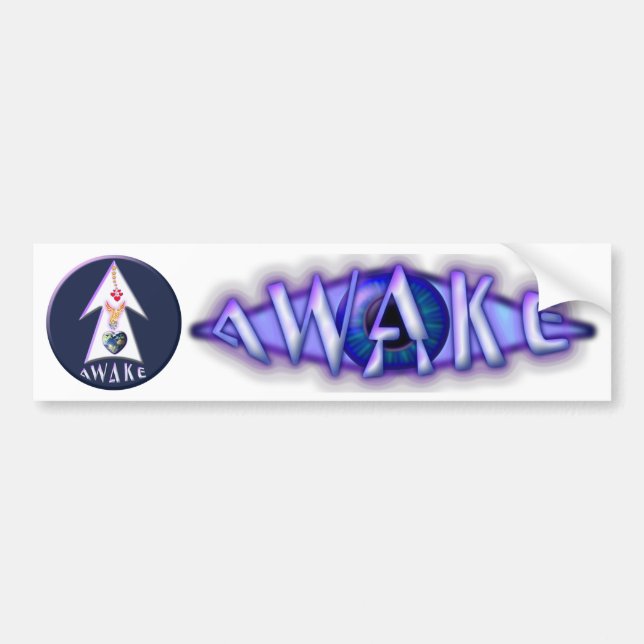 AWAKE Stickers 5 transparent (for Car etc.) (Front)