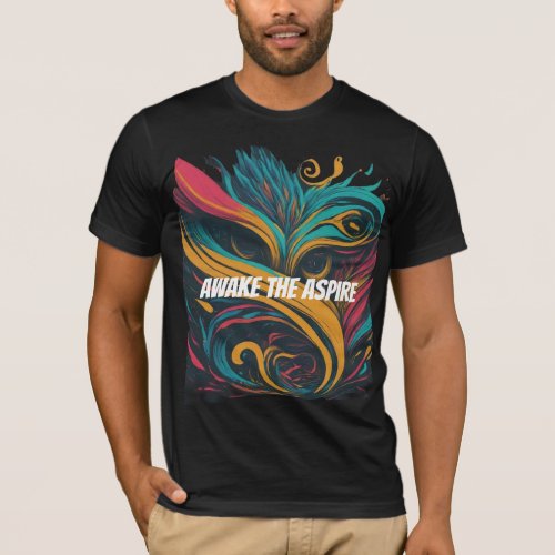 Awake the Aspire   Designed T_ Shirt 