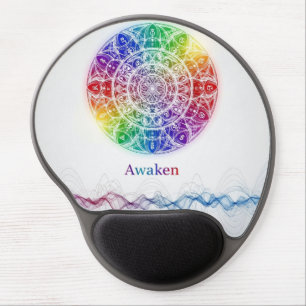 "Awaken" Mandala Gel Mouse Pad