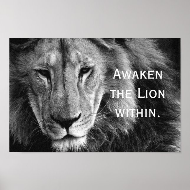 Awaken the Lion within - Poster (Front)