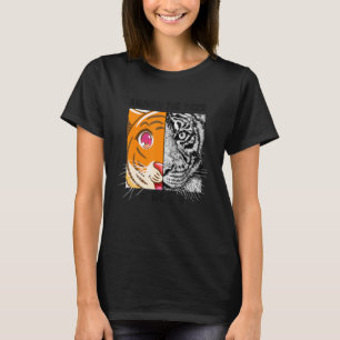 Awaken The Tiger Inside You Predatory Cat Siberian T-Shirt
