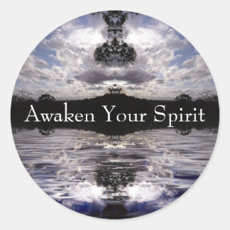 Awaken Your Spirit Classic Round Sticker