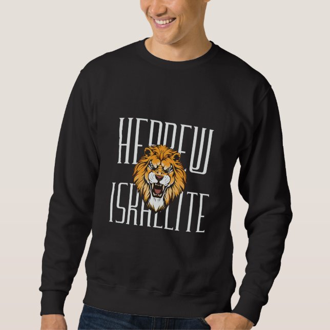 Awakened By Yah Hebrew Israelite Lion of Judah Sweatshirt (Front)