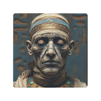 Awakened Mummy – Ancient Egyptian Horror Metal Sig Print