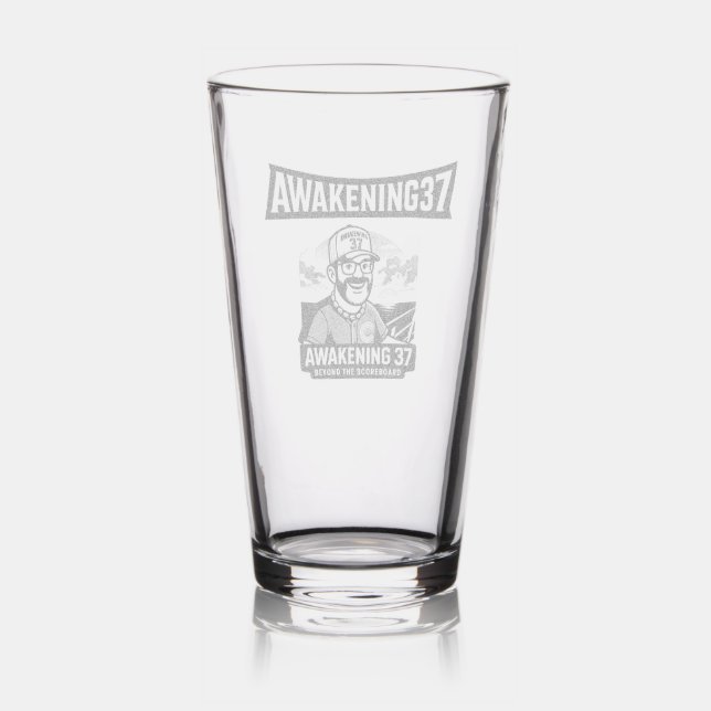 Awakening37 Pint Glass – Pour Up. Game On. Stay Aw (Glassware)