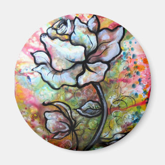 Awakening, a drawing by Shadia Zayed Magnet