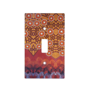 Awakening Aboriginal Light Switch Cover