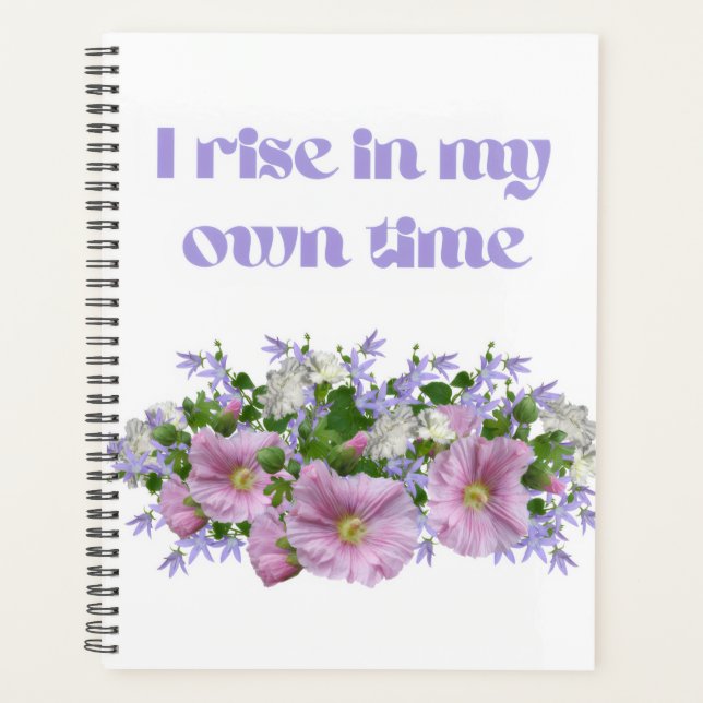 Awakening Energy Floral Planner (Front)