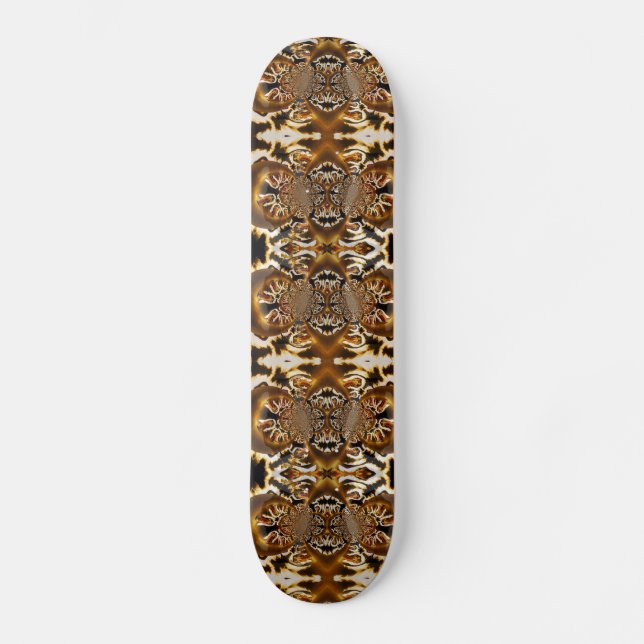 Awakening Fire Fractal Skateboard (Front)