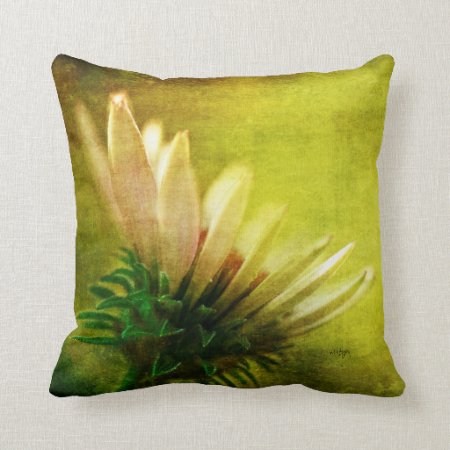 Awakening Floral Pillow By Lois Bryan