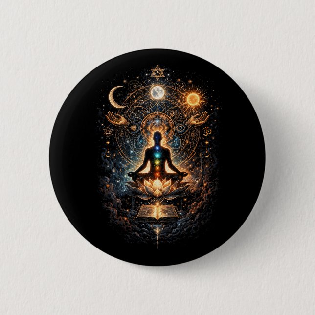 Awakening the Inner Cosmos Button (Front)