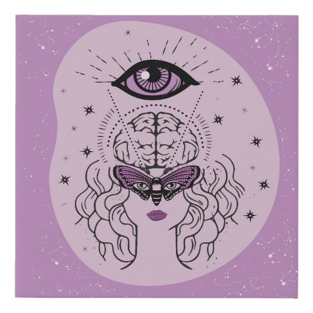Awakening the Inner Eye Faux Canvas Print (Front)