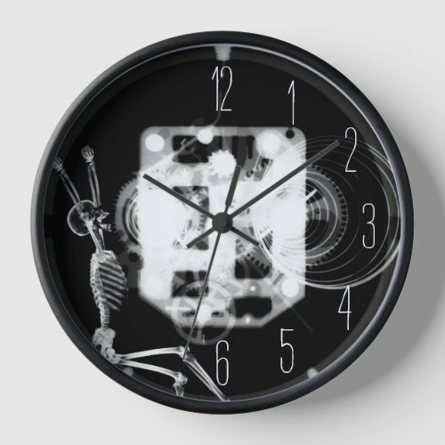 Awakening X_Ray Skeleton Clock _ BW