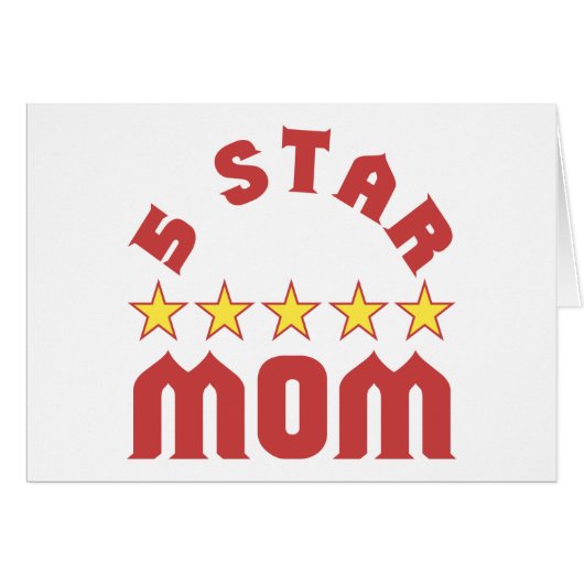 Award 5 Star Mom (Front Horizontal)