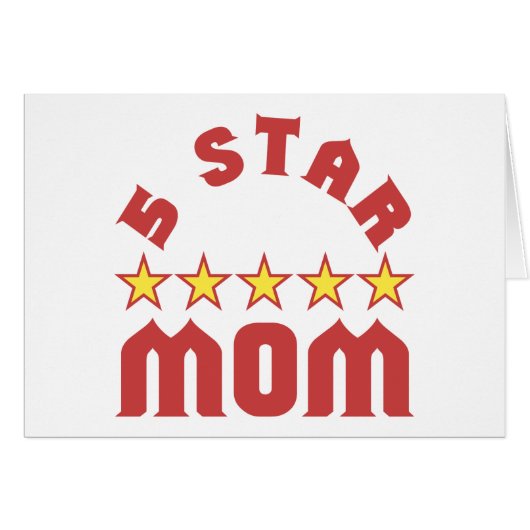 Award 5 Star Mom (Front Horizontal)