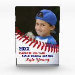 Award A Baseball Player Award With A Custom Award<br><div class="desc">Award A Baseball Player Award With A Custom Award. Create a lasting memory for a little one on a baseball league with this custom baseball trophy award. Custom baseball player or baseball team award is completely customizable. Add the baseball players photo or baseball team photo with custom text. If your...</div>