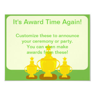 Awards Ceremony Invitations | Zazzle