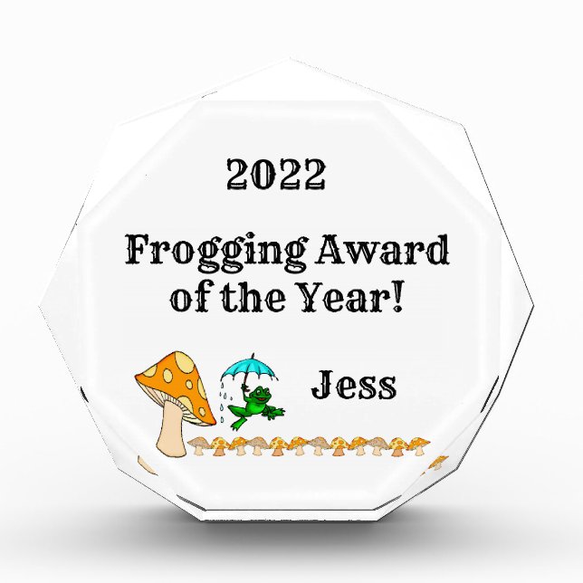 Award Frogging Year Mushroom Rewards (Front)