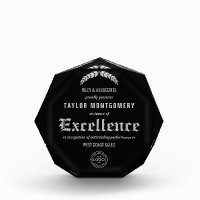 Award of Excellence Business Logo Acrylic Block